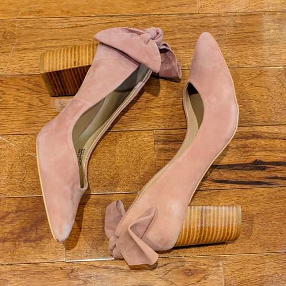 Anthropologie | Shoes | Htf Anthropologie Bowtied Heels | Poshmark